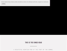 Tablet Screenshot of kingsheadwye.com